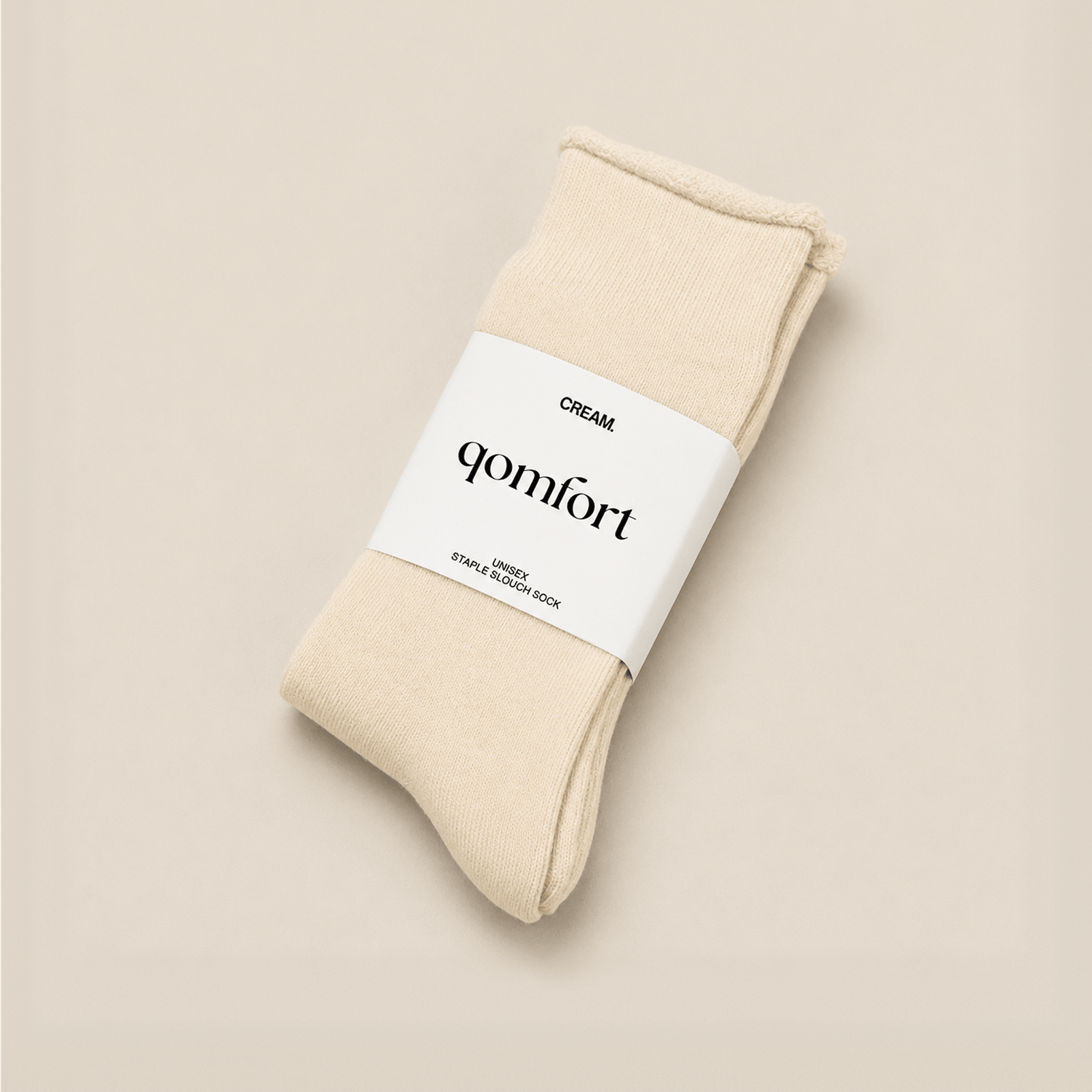 Staple Socks - Cream.